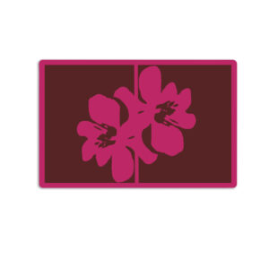 Tovaglietta Americana Color Bloom – Brown Red