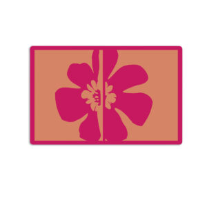Tovaglietta Americana Color Bloom – Orange Fuchsia