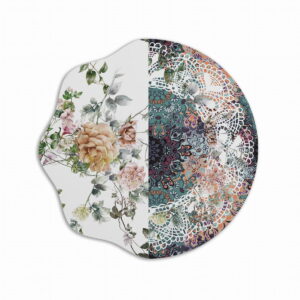 Tovaglietta Tonda Florecido – Romantic White